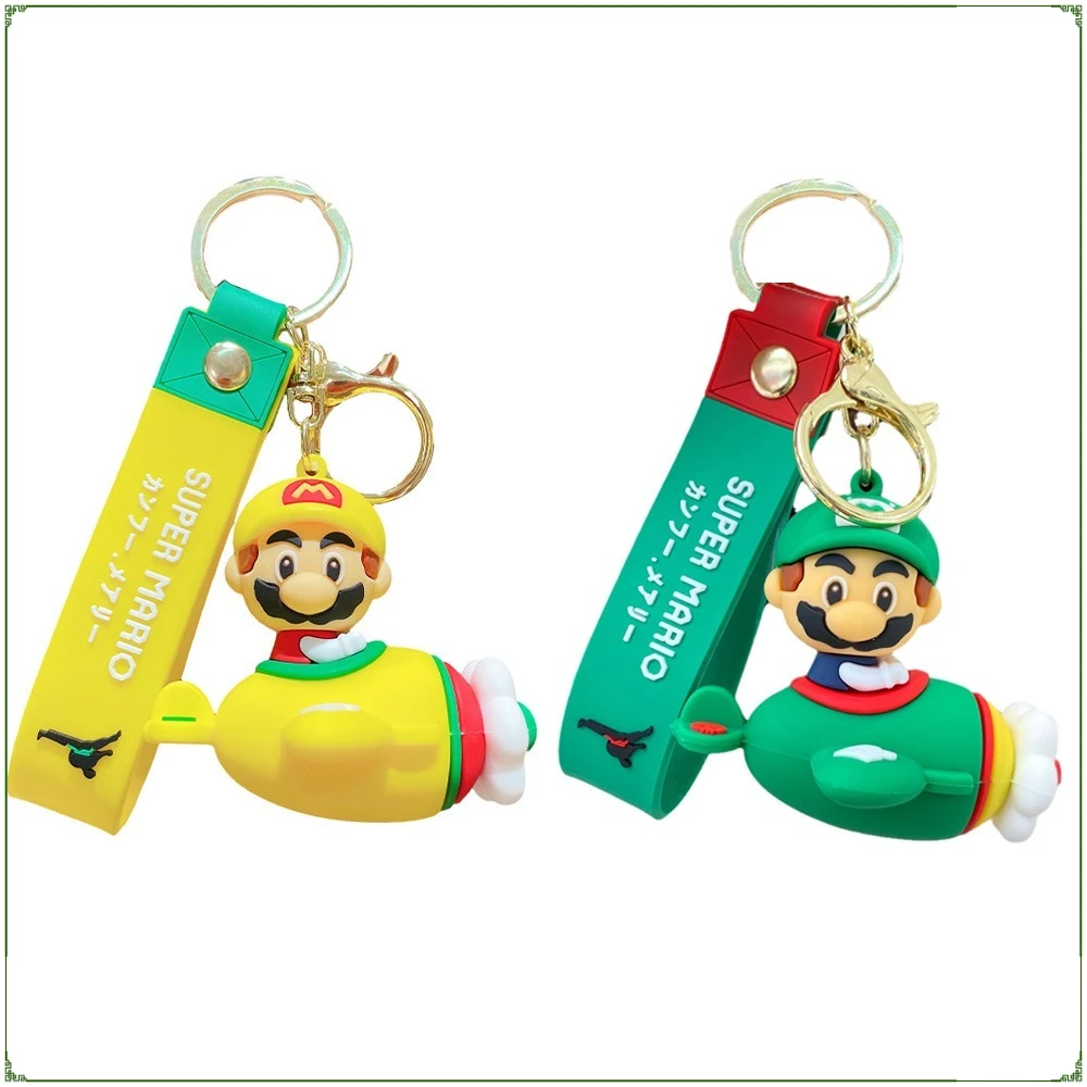 

Hot Sales Cartoon Mario Keychains Fashion Rucksack Pendant Keyrings Motorcycle Key Chains Decorative Accessories Exquisite Gifts