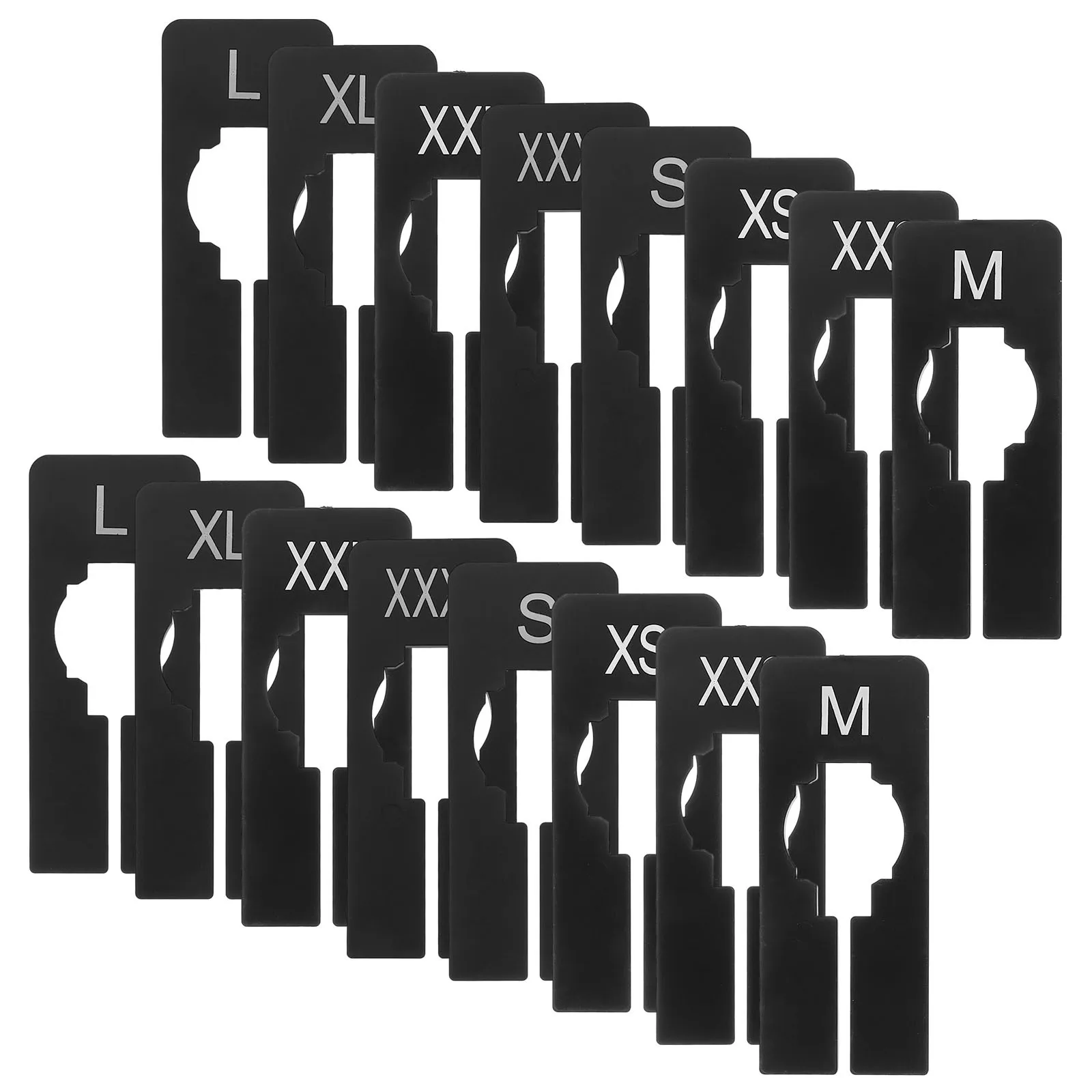 40 divisores de roupas de plástico dos pces multi-funcionais divisores do tamanho do armário para prateleiras gavetas malas roupas convenientes