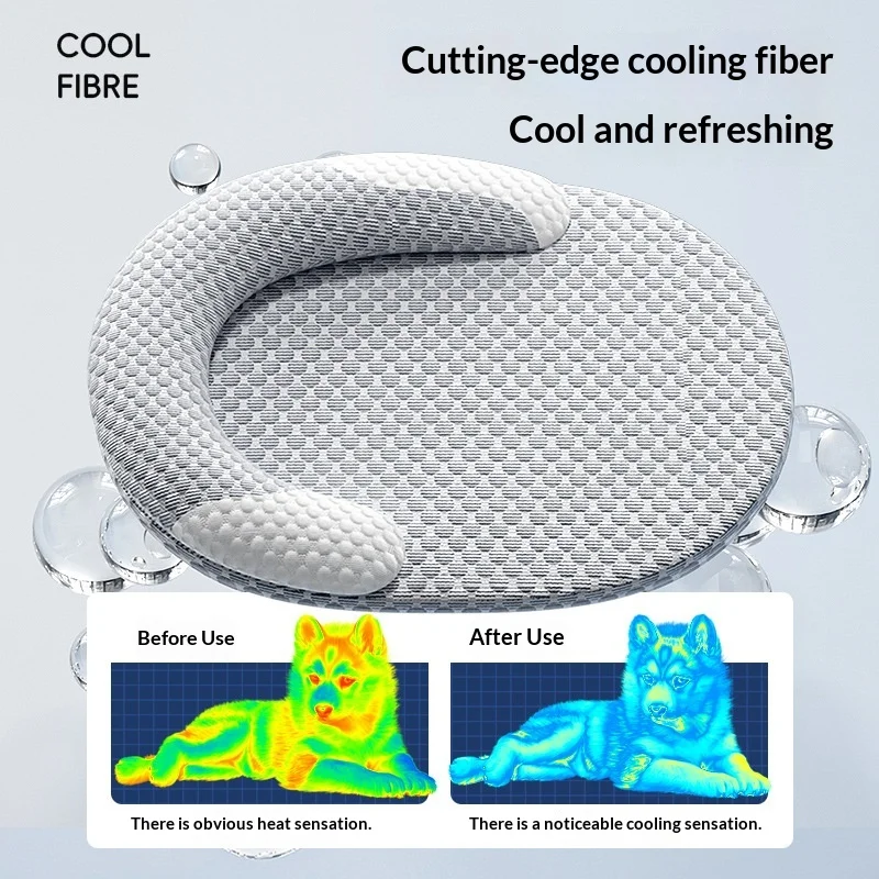 Manta refrescante desenfundable y lavable para perro, colchoneta verano - imagen 4