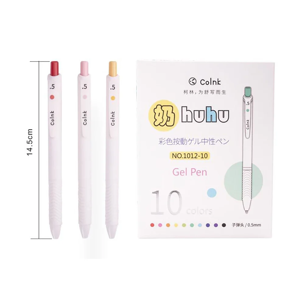 10Pcs 펜 세트 휴대용 다기능 쓰기 그리기 펜 어린이를위한 학교 액세서리 용품 성인 DIY 선물