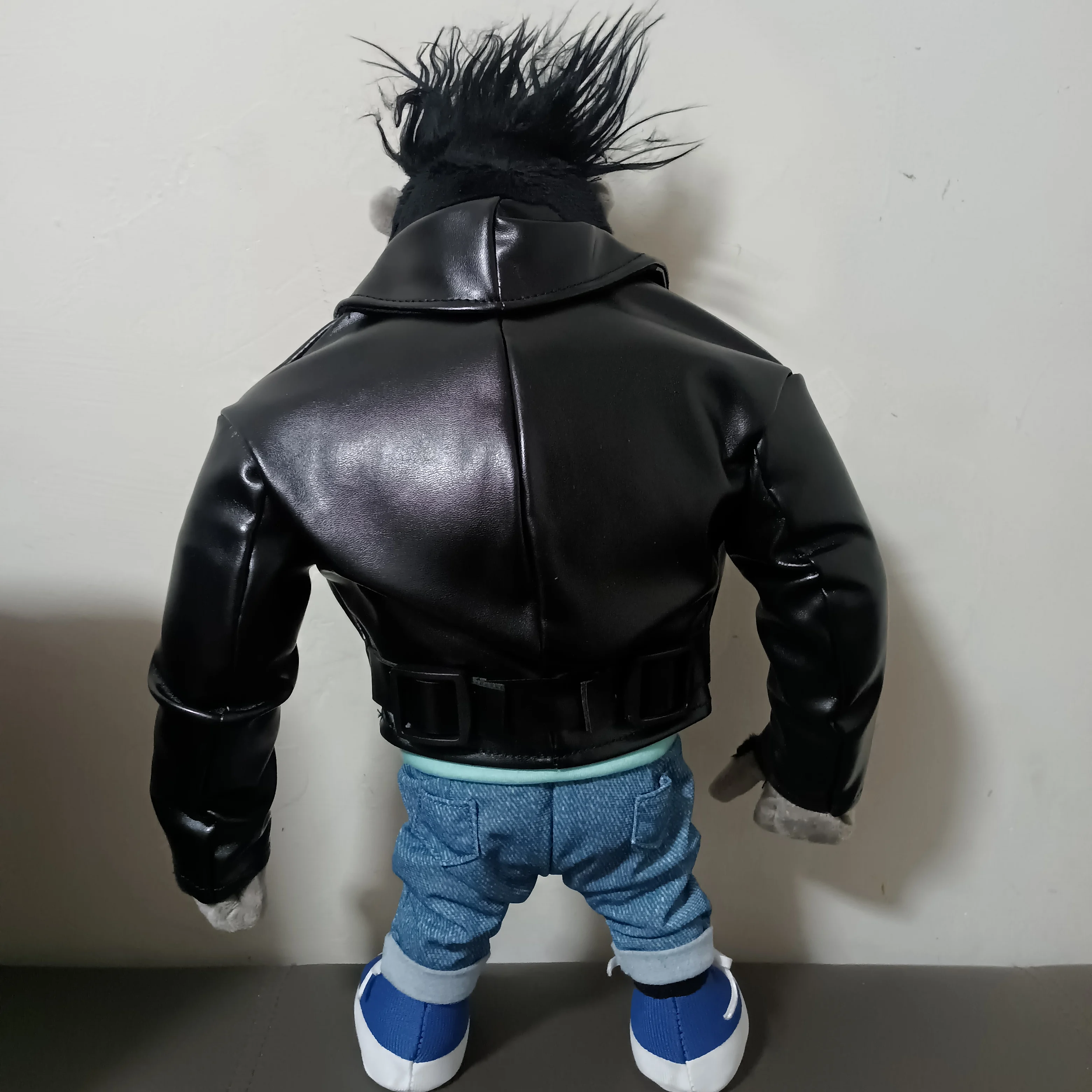Beijing Film Park Happy Singer 38cm Leather Jacket Plush Toy - A Gift, Souvenir, and Collectible