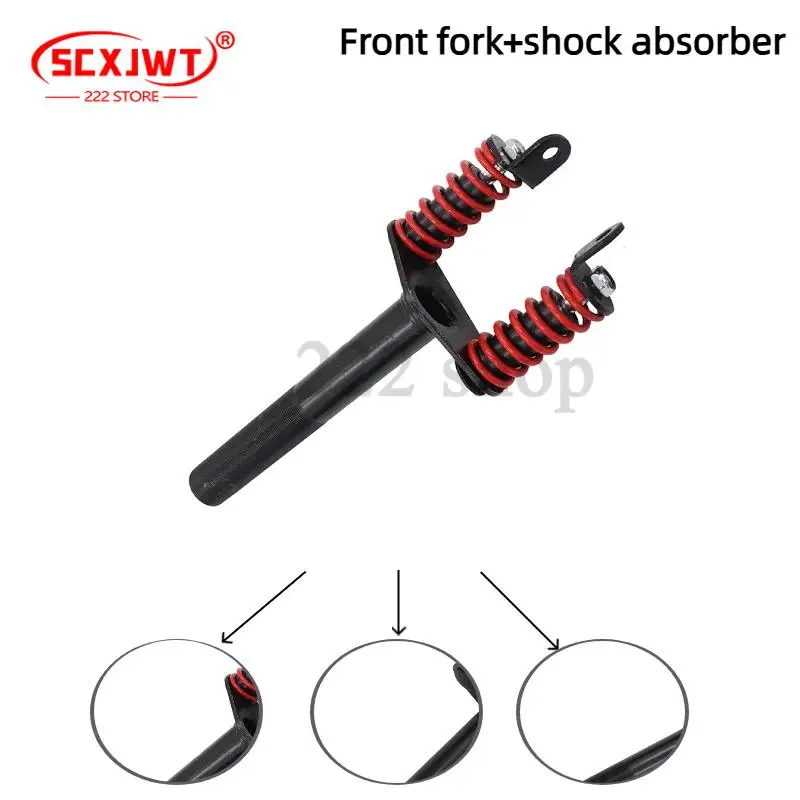 

High quality front fork shock absorber with connecting plate for small dolphin scooter accessories