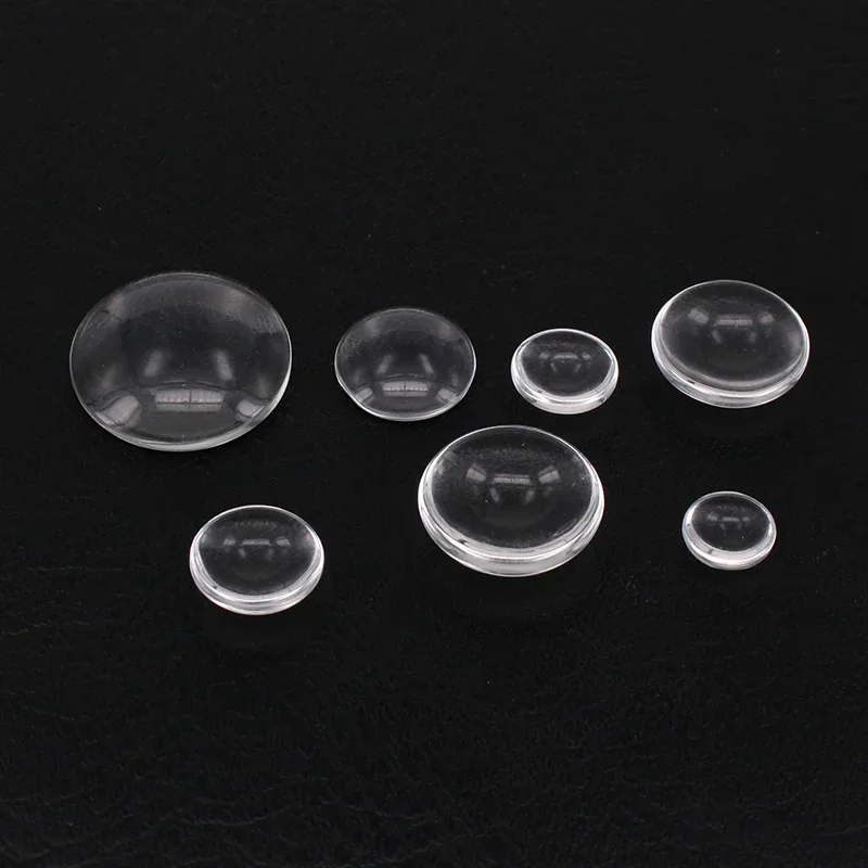 12pcs/bag Clear Glass Round Cabochons Transparent Dome for Jewelry Making DIY Findings 10mm 12mm 14mm 16mm 18mm 20mm 25mm T000