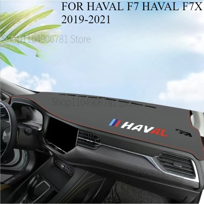 

Для HAVAL F7 HAVAL F7X 2019-2021 автомобильный коврик для приборной панели, коврик для приборной панели, солнцезащитный козырек, чехол для приборной панели, аксессуары для ковров