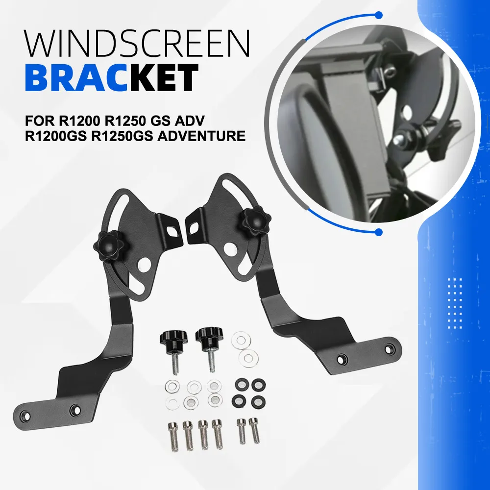 

For BMW R1200 R1250 GS ADV R1200GS R1250GS Adventure Motorcycle Windshield Support Holder Windscreen Strengthen Bracket Kits