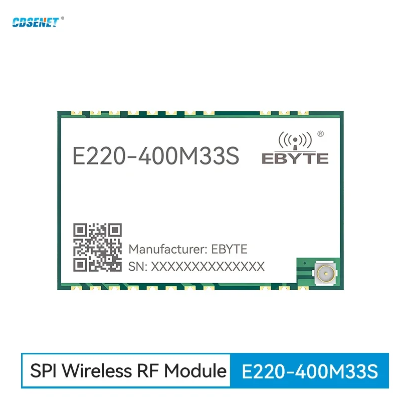 LLCC68 433MHz Lora Wireless FR SPI Module CDSENET E220-400M33S 33dbm Long Distance 16km PA+LNA FSK Industrial Grade High Speed