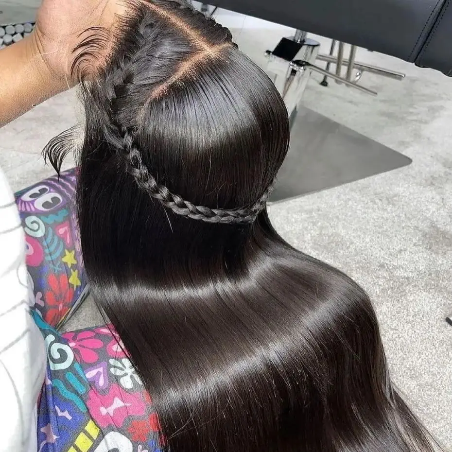 Straight 13x4 HD Lace Front Wigs 32 34Inch Brazilian Human Hair 4X4 Lace Closure Wig For Women 13x6 Lace Frontal Wig MYLOCKME