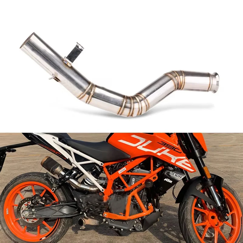 

51MM Motorcycle Exhaust pipe Escape High position Middle Link Pipe For KTM Duke 125 250 390 KTM RC390 RC250 2017-2021