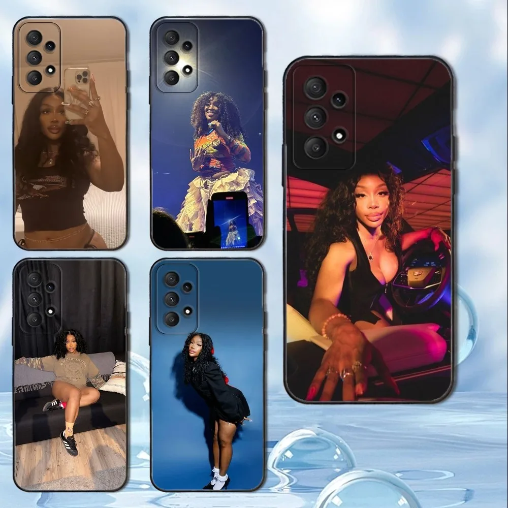

Singer SZA lana Phone Case For Samsung Galaxy A13,A21s,A22,A31,A32,A52,A53,A71,A80, Soft Black Cover