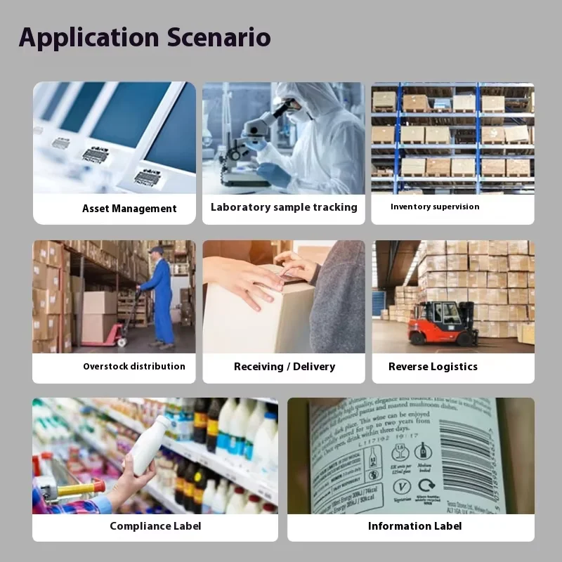 Customizable High-speed Industrial Grade Label Printer for Production, Warehousing, and Logistics Management