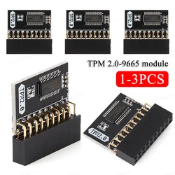 TPM 2.0 Encryption Security Module 20 Pin Motherboard Card Replacement Part Memory Module 20-1 Pin for Gigabyte Platform