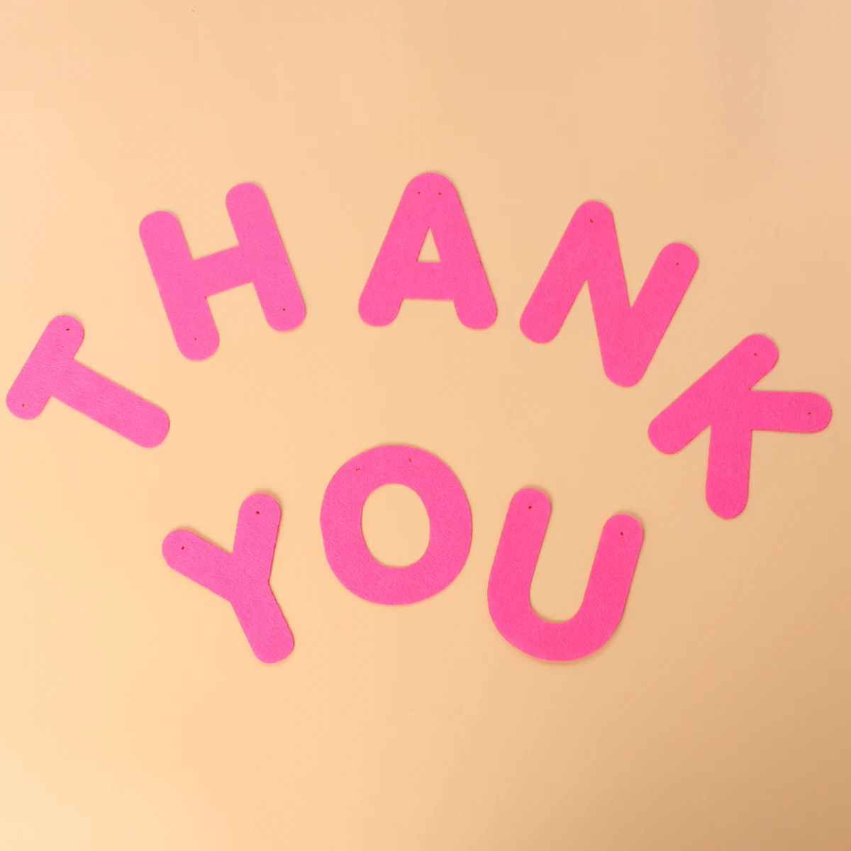 

THANK YOU Wedding Bunting Banner Hanging Garland Decoration Wedding Thanksgiving Mother's Day Party Supplies (Pink)