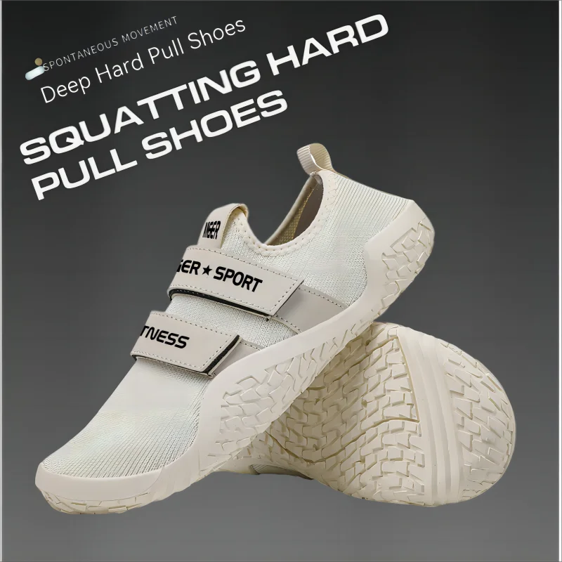 

New Unisex Weightlifting Deadlift Yoga Gym Beach Sneakers Sumo Sole Portable Sneakers Soft Sole Training Shoes Anti-Slip36-47