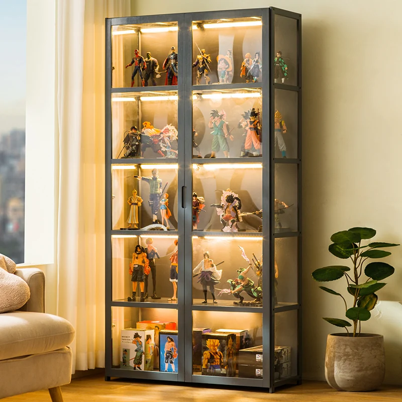 

Figure Display Cabinet Acrylic Display Stand Smoke Cabinet Cosmetics Glass Counter Product Ornament Small Display Cabinet