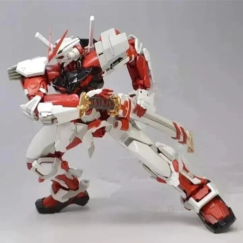 MJH MR Red Frame MBF-P02 HIRM MG 1/100 Assembly Model Assembled Action Figure Toy Gift Thanksgiving Present