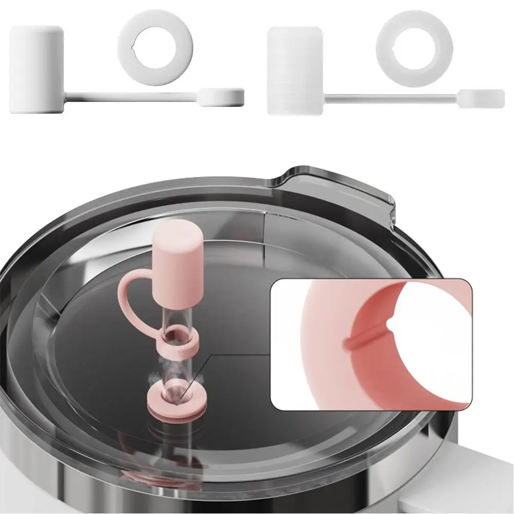 أطراف سيليكون غطاء قش ، مقاوم للأتربة ، أغطية قش قابلة لإعادة الاستخدام ، أغطية علفية ، ملحقات أكواب Yeti و Stanley ، 40 أونصة ، 30 أونصة