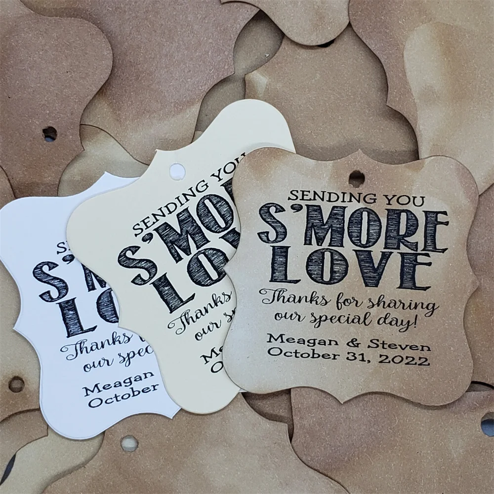 50PCS Sending You Smore Love Thanks for Sharing our Special Day (my SQUARE tag) 2