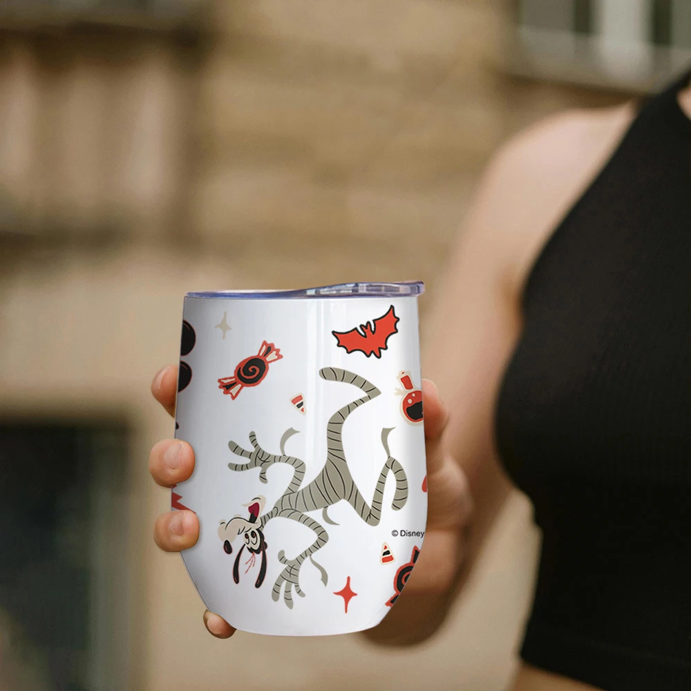 1pc 12oz Disney Halloween Mummy Vampire Skeleton Stainless Steel Wine Tumbler Portable Drinkware Cup for Home Outdoor Office