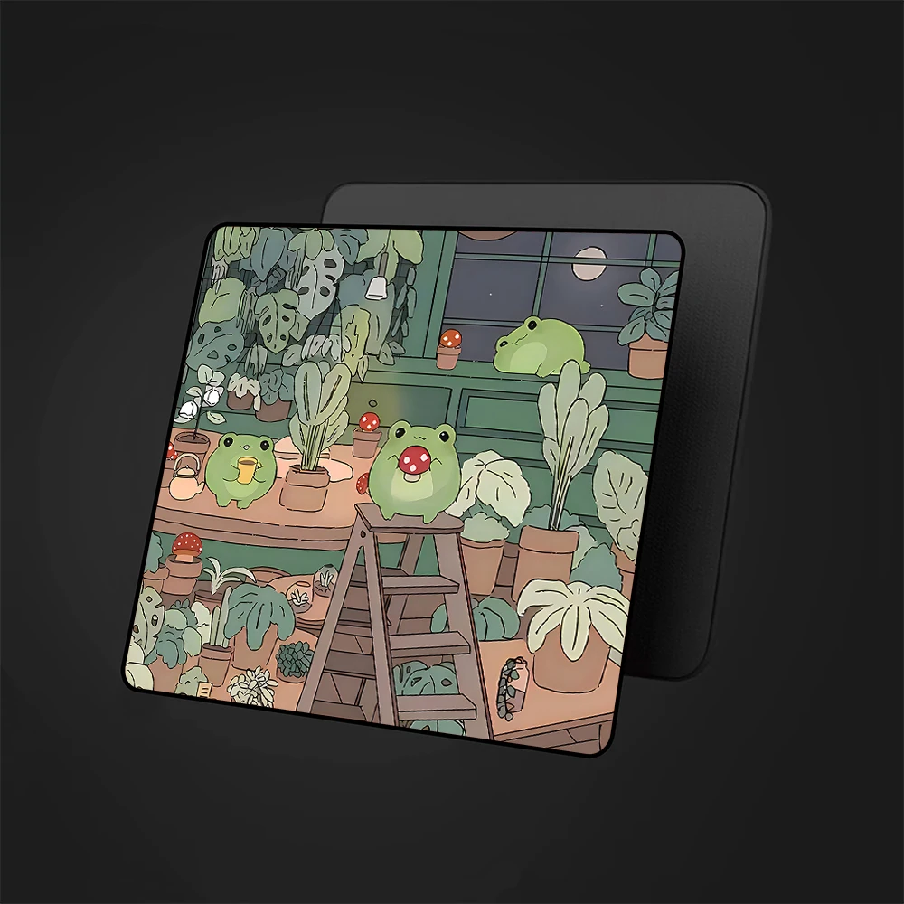 Mouse Pad para jogos de superfície ultrafina, Gaming Mousepad, E-Sports Mouse Mat, Escritório profissional bonito Laptop Deskmat, Premium Kawaii Frog