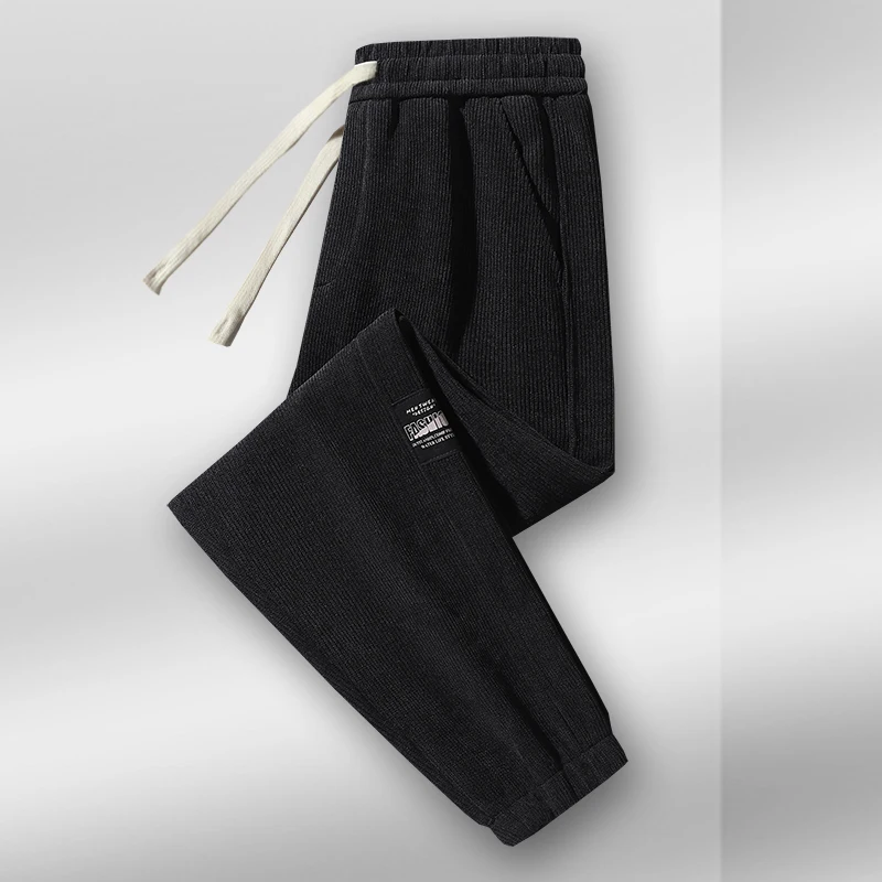 الرجال Fce اصطف سروال قصير البضائع فضفاضة تناسب عادية ثي الدافئة العمل بنطلون الخريف الشتاء مريحة للتنفس Sweatp...