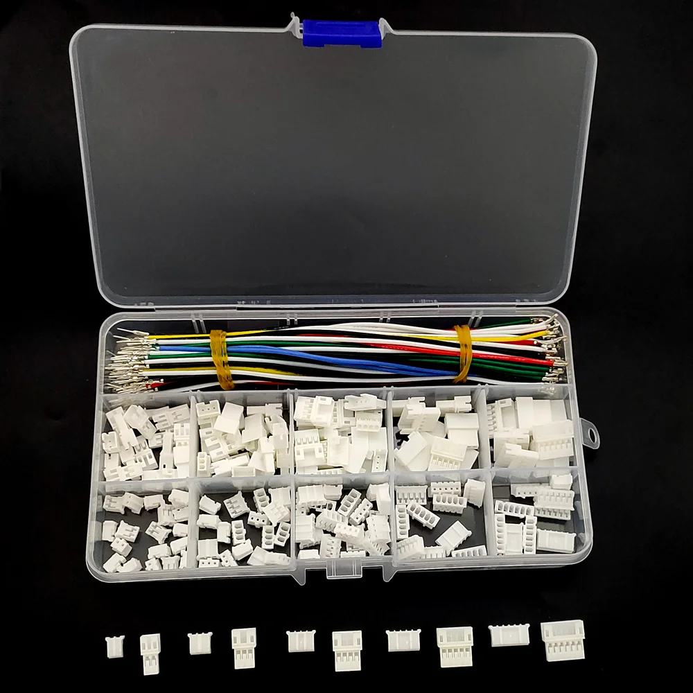 JST PH 2.0 Female Male Extend Connector with 24AWG Soft Silicone Pre-Crimped Cable Kit for Battery JJRC H36 Blade Inductrix Tiny