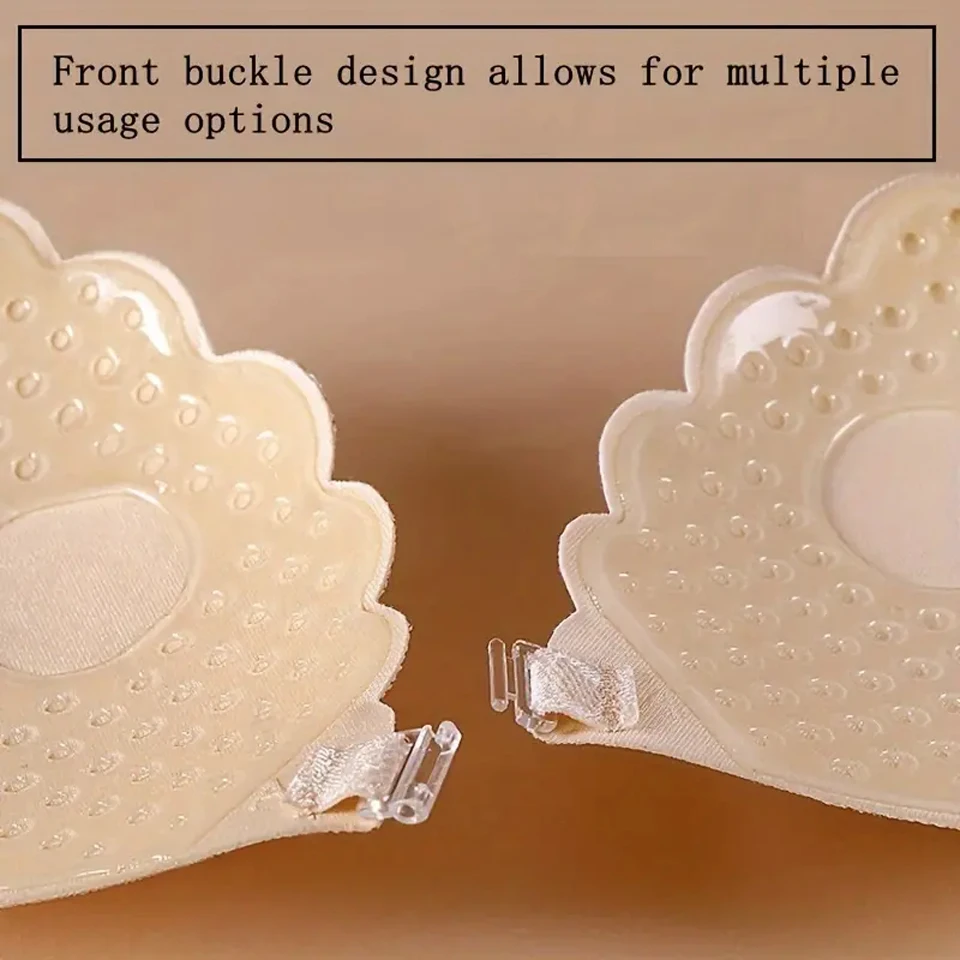 Sticky Bra Invisible Adhesive Reusable Push Up Bra Silicone Strapless Bra Backless Breast Lift Up Nipple Covers Pasties