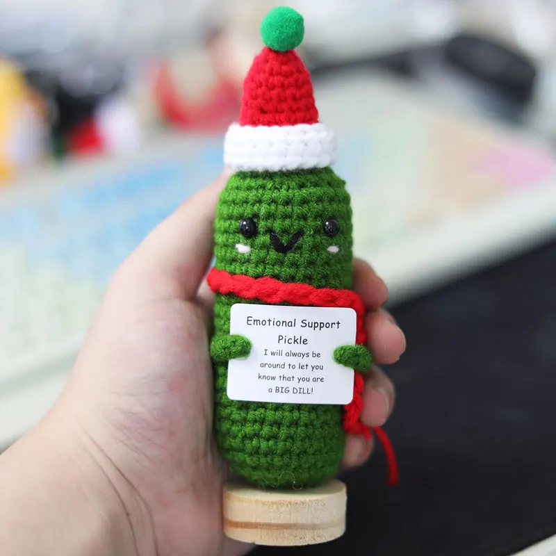 Crochet Decorative Ornaments, Hand-Knitted Desktop Ornaments, Cute and Interesting Emotional Supports, Doll Decorations Gift
