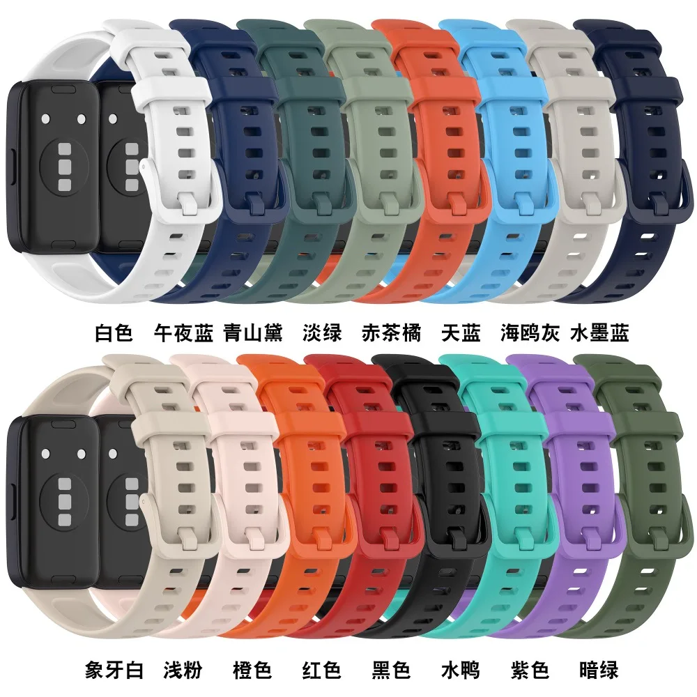 Sport Silikon band für Huawei Band 8 Armband Smaart Uhr Armband Ersatz Zubehör für Huawei Band 8 Armband Armband