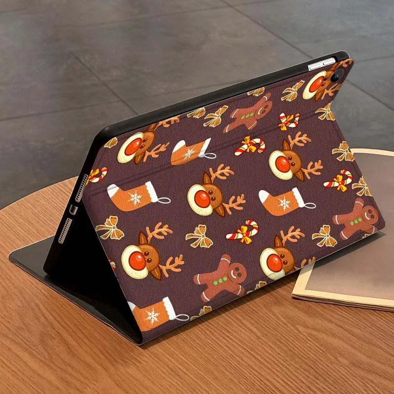 حافظة تابلت بتصميم عنصر عيد الميلاد لهاتف سامسونج جالاكسي تاب A A7 A8 A9 A11 S6 S11 Lite Plus 10.1 10.4 10.5 بوصة #4