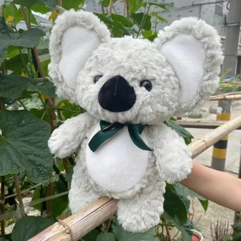 Cartoon Mooie Grote Oren Strik Koala Kussen Knuffels Leuke Zachte Gevulde Poppen Kinderen Verjaardag Kerstcadeaus