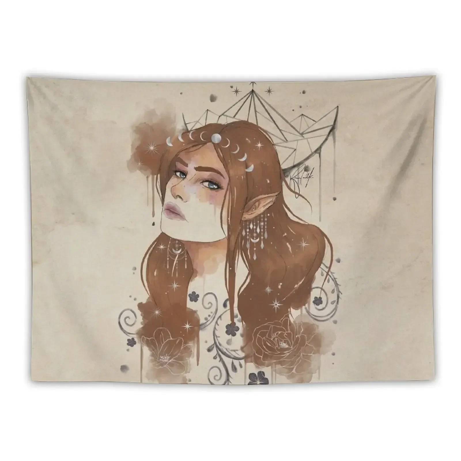 Celestial Feyre Tapestry Home Decor Accessories Aesthetic Room Decor Room Aesthetic Decor Tapestry