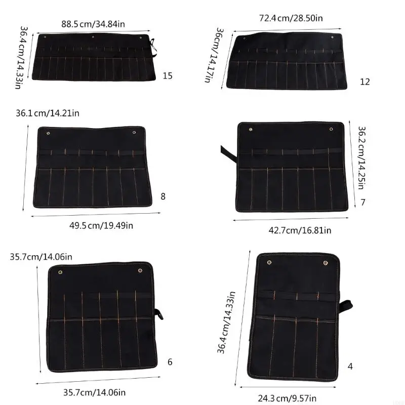 Tool Roll Holder Wrench For Cutter Hammer Gouges Carpenter