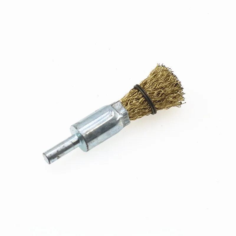 1pcs Wire Brush Wheel Cup Brush Set 1/4 Inch Shank Wire Wheel for Drill Attachment 0.012 Inch Wire Wheel