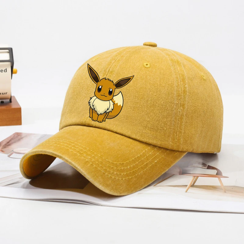 Kinderen Baseball Cap Mannen Vrouwen Anime Figuren Pokemon Zonnehoed Nieuwe Volwassen Outdoor Sport Sunbonnet Retro Hoofddeksels Gift Hot Sales