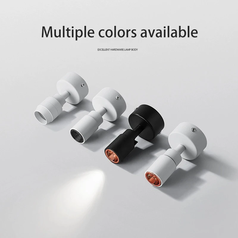 Led Track Light Whole Set Rails Lighting Fixture Surface Mounted Spotlight Mini Small Spot Lamp 110V 220V For Home Clothes Shop