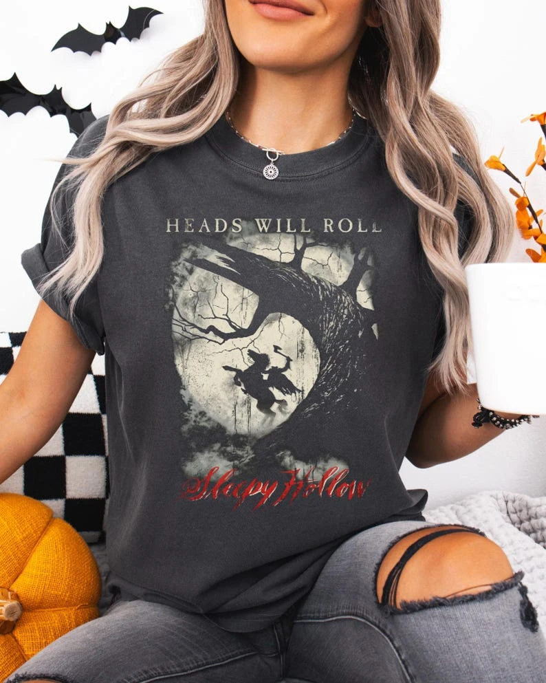 Sleepy Hollow | Horror Movie T-Shirt | Horror Movie Fan  Unisex Streetwear Shirt vintage women t shirt y2k clothes