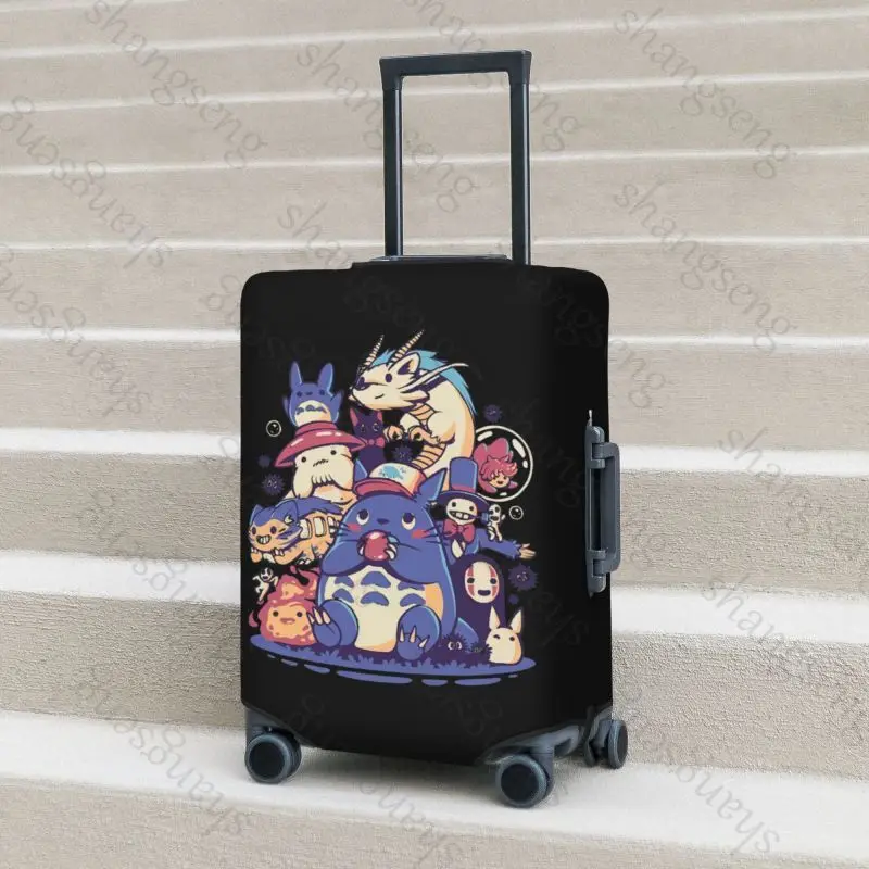 Japan anime Printed Painting Thicken Luggage Cover Elasticity Trolley dust cover Suitcase Protection Suitcase Case