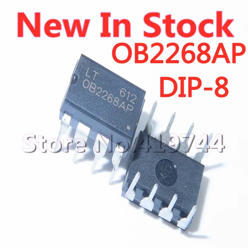 5PCS/LOT 100% Quality OB2268AP OB2268 DIP-8 LCD power management chip In Stock New Original