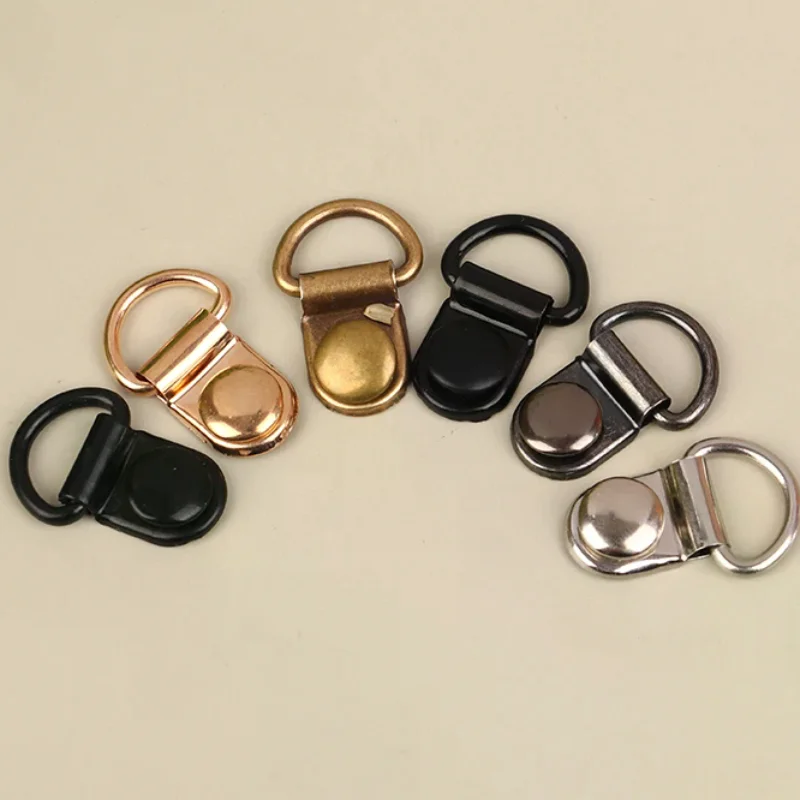 10 Sets D Ring Buckle for Repair Bags Hiking Climbing Boots Practical Repair Buckles DIY Craft Bag Metal Decorative Accessories - zdjęcie 1