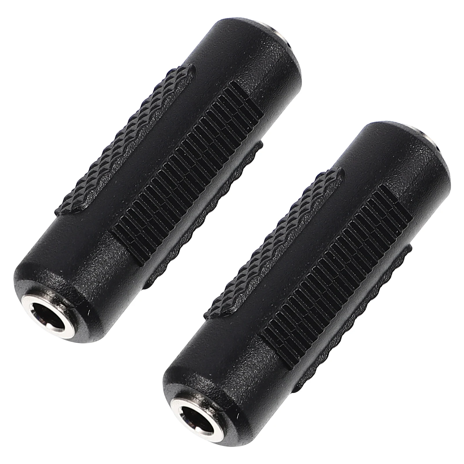 

2 Pcs Female to Female 3.5mm Stereo Audio Adapter for Microphone AUX Connection Plastic Durability Audio Equipment Conversion