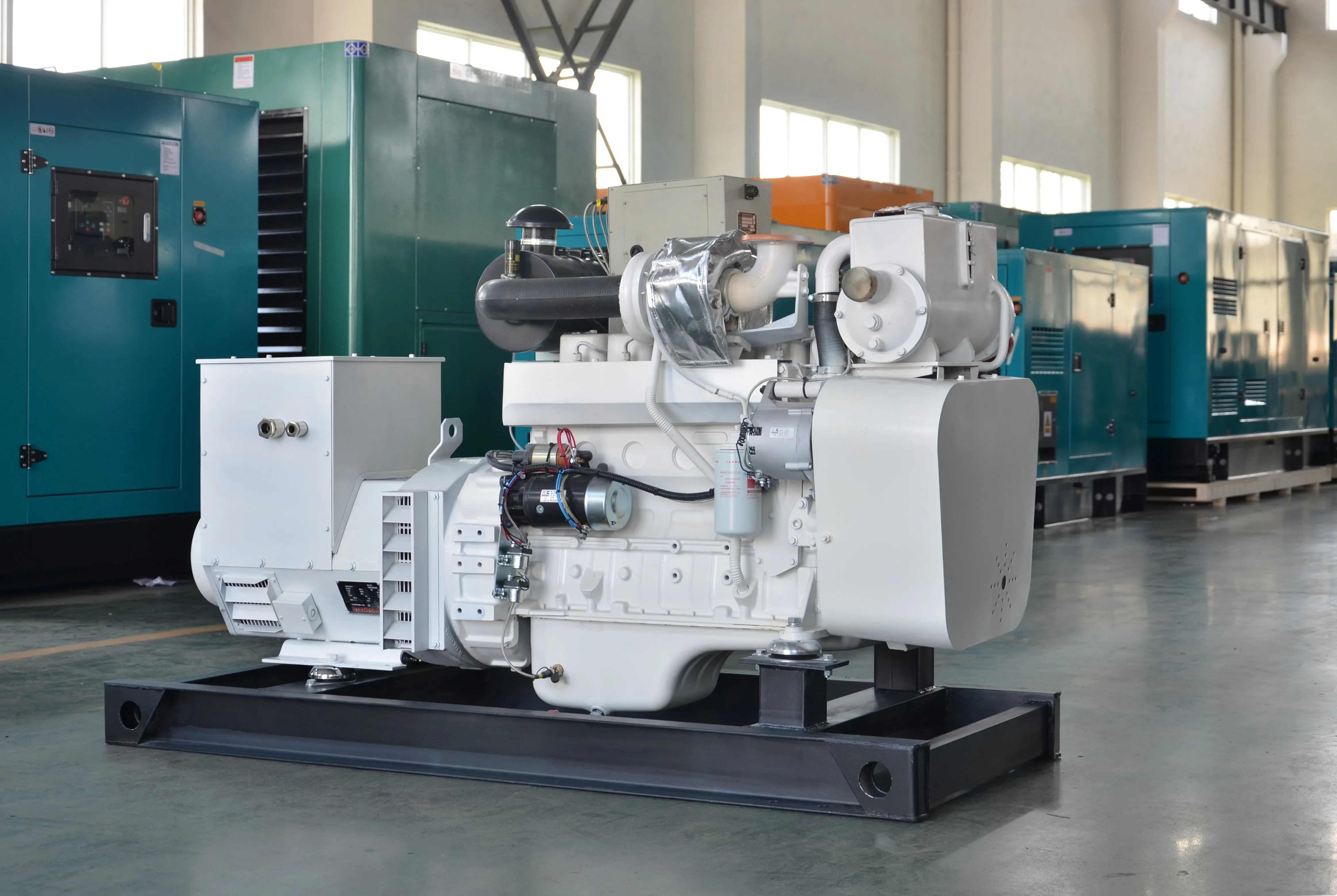 Hot sale China manufacture CCS certificate 48 kw 60kVA boat use d i e s e l generator with Cumins marine engine