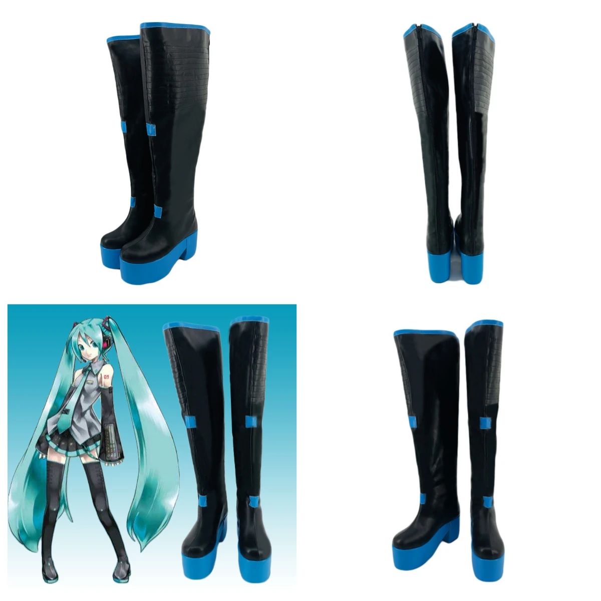 

Обувь для ролевых игр: высокие сапоги Vocd, индивидуальные сапоги, для аниме-игр, Хэллоуина, карнавальных вечеринок