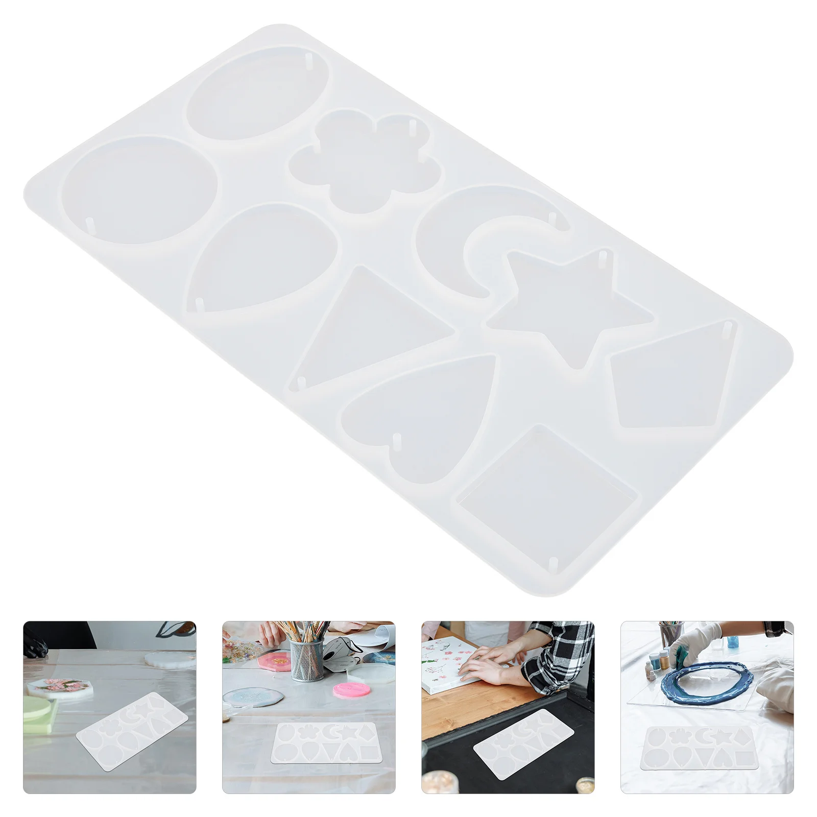 

Earring Silicone Mold DIY Resin Craft Epoxy Jewelry Pendant Mold for Handmade Casting Resin Items Silicone Molds Earrings