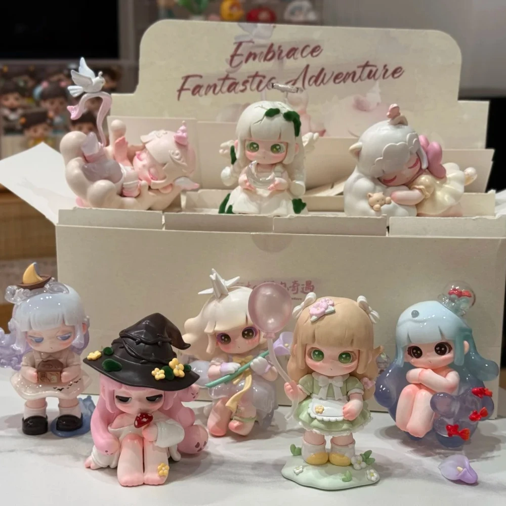 

Liita Embrace Fantasyic Adventure Series Слепая коробка Фигурка Tide Play Collection Настольное украшение MysteryBoxs Статуя из ПВХ