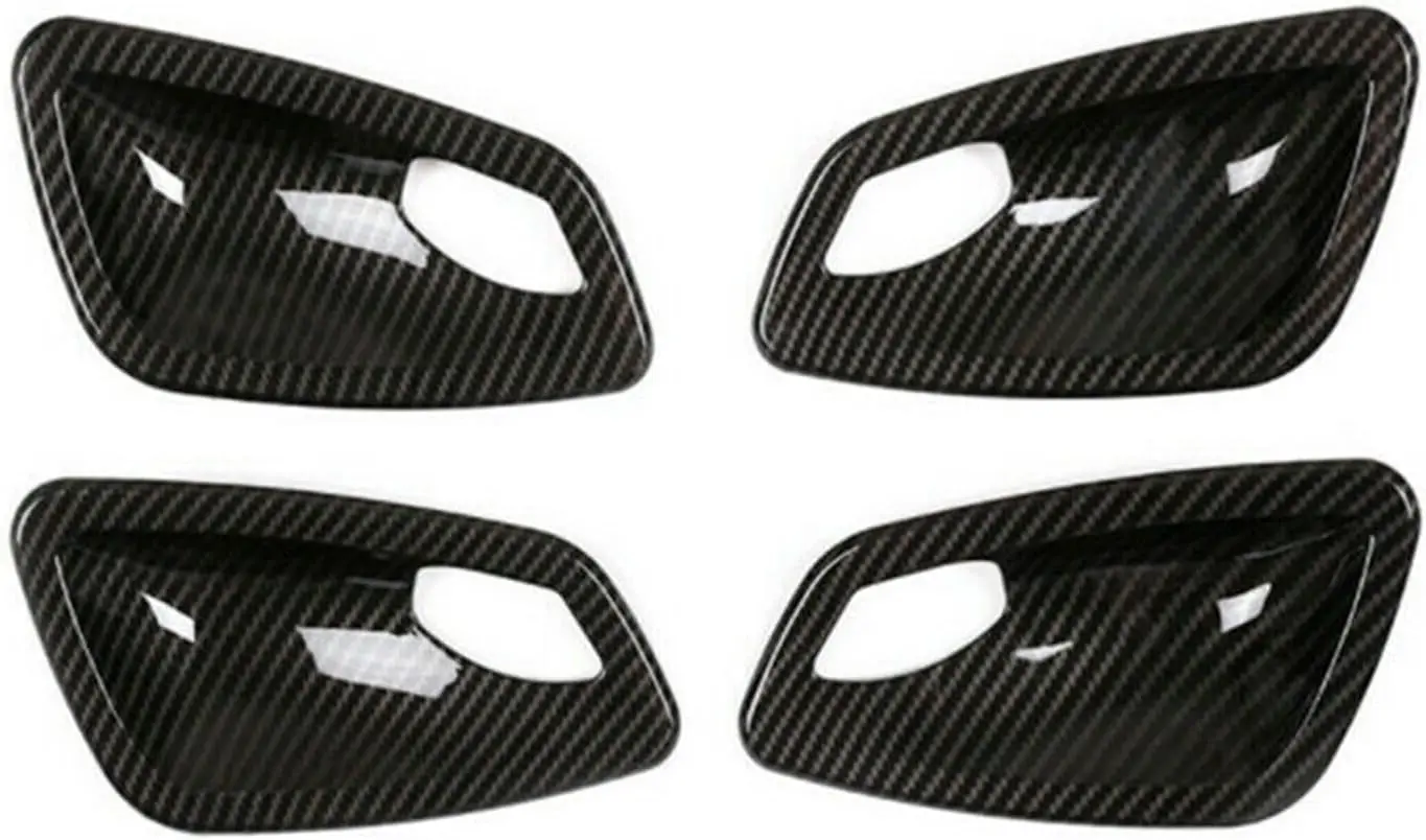 

Car Door Handle Bowl Interior Stickers for BMW E90 E92 E93 2005-2012 Carbon Fiber Interior Door Handle Bowl Cover Trim