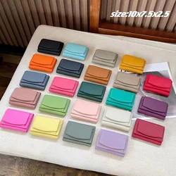 Women Genuine Leather Purses Female Cowhide Wallets Lady Small Coin Pocket Rfid Card Holder Mini Money Bag Portable Clutch Bags