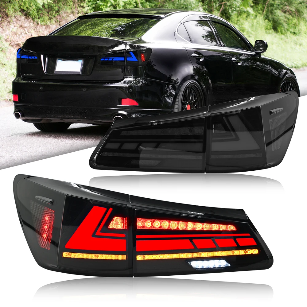 

RGB LED Tail Lamp For Lexus IS250 IS350 ISF 2006-2012 Non-Destructive Installation Car Tail Sequential Signal Light