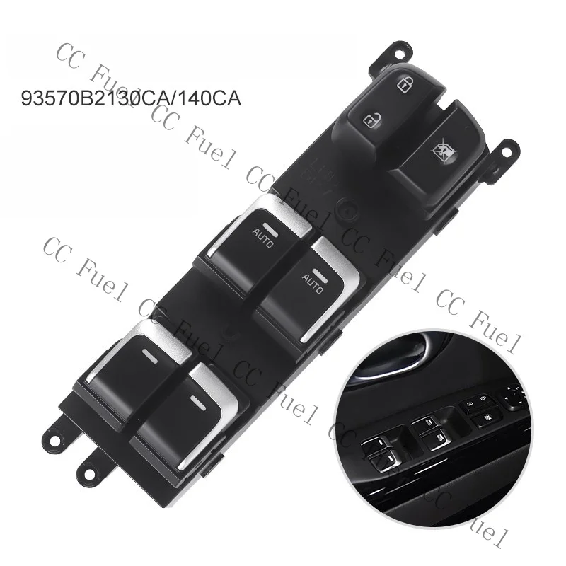C+Front Left Master Power Window Switch Control For Kia Soul 14-19 93570-B2130CA