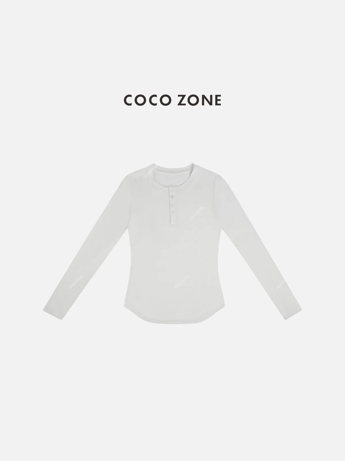 

Удобная футболка с круглым вырезом, молнией и пятью пуговицами, с круглым низом, из смесового хлопка и льна, с длинными рукавами, весенняя коллекция.