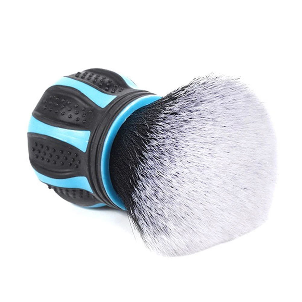 자동차 인테리어 브러시 부드러운 강모 브러시 고무 및 나일론 소재 보관 랙 호환 차량 디테일링 도구